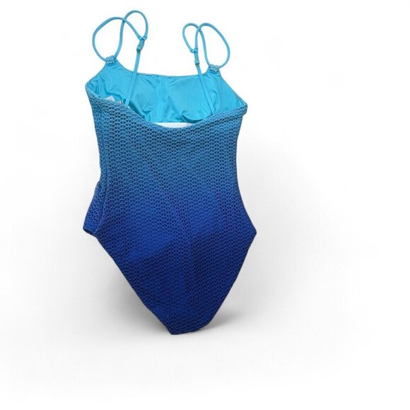 Trina Turk Women's Sun Opal One Piece Swimsuit in gradient Blue Sz 6 - Picture 5 of 10